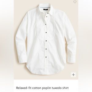 NWT J. Crew Tuxedo Shirt